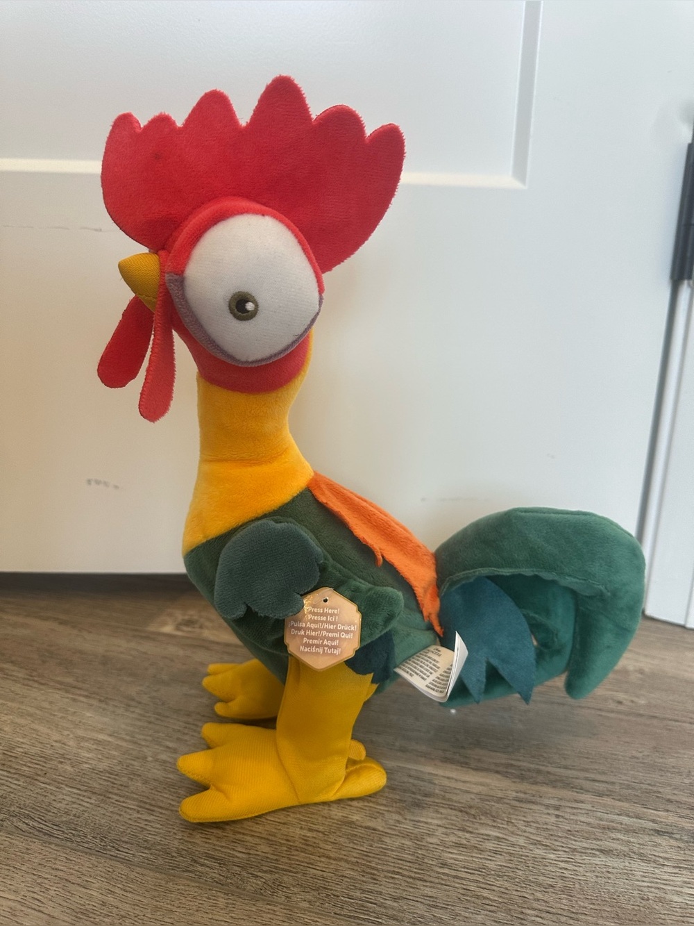 Disney Store Heihei Clucking Plush – Moana – 13''